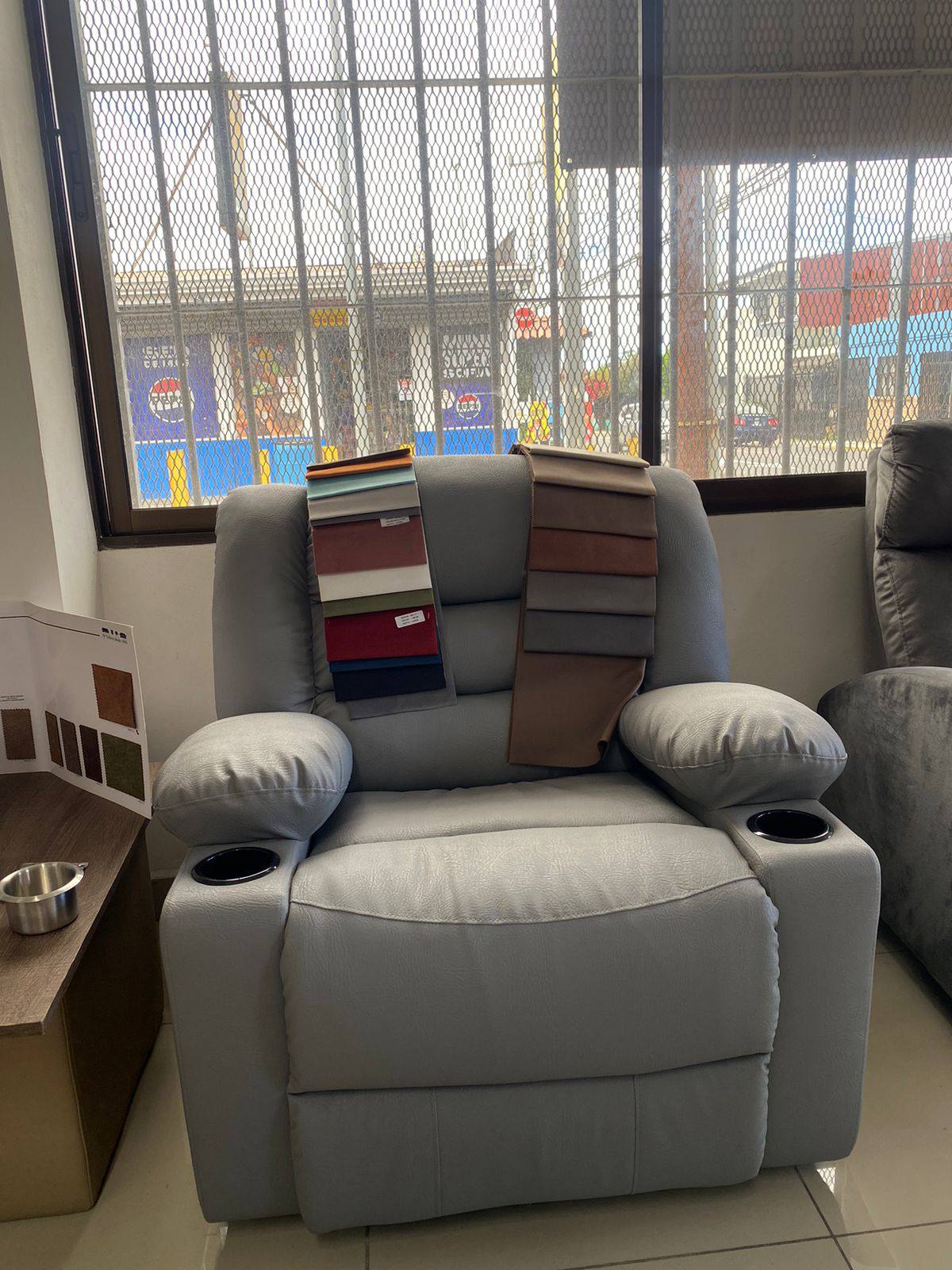 Reclinable Gris Claro