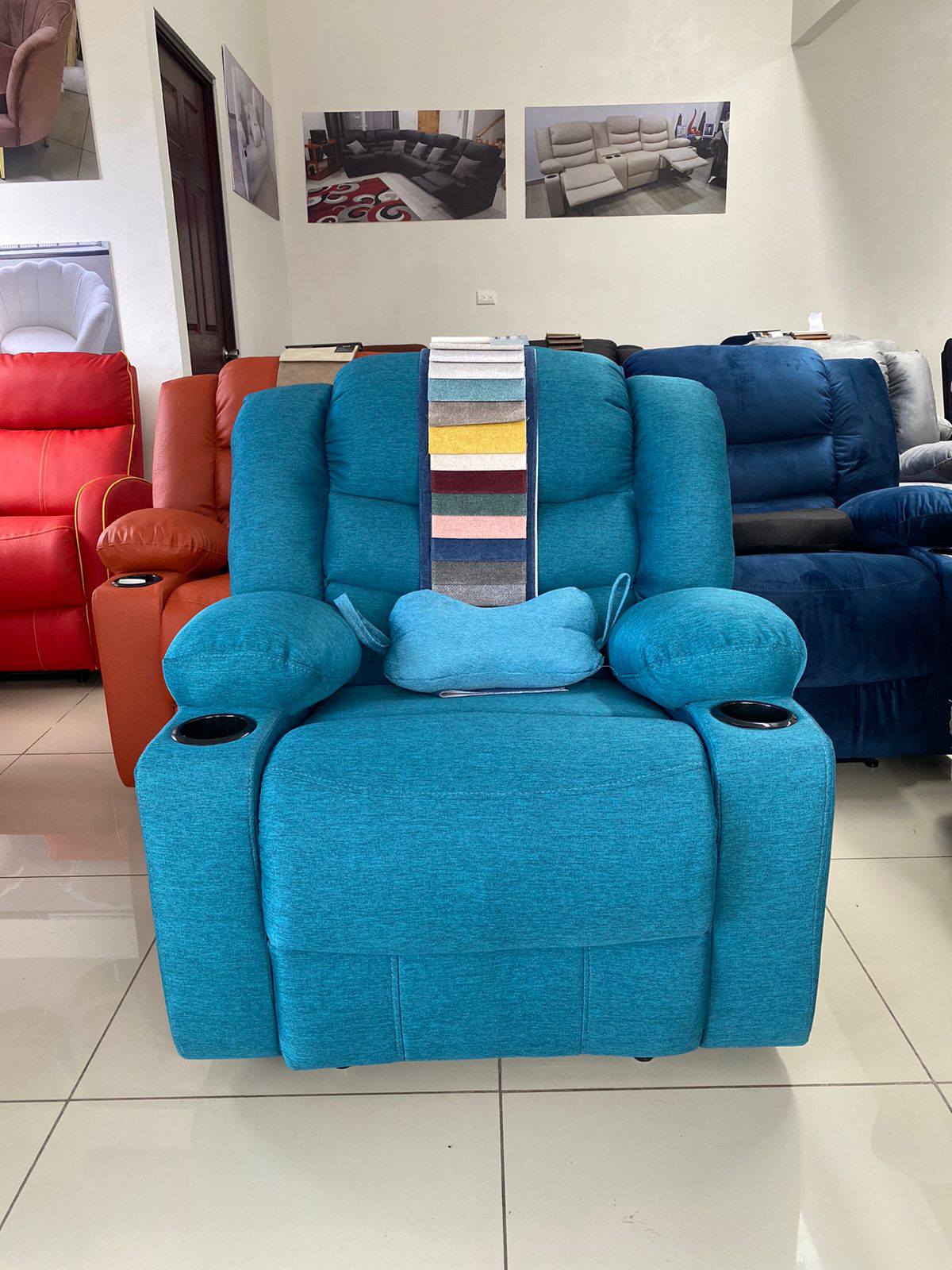 Reclinable Turquesa
