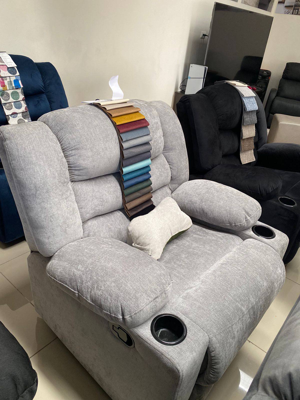 Reclinable Gris Perla