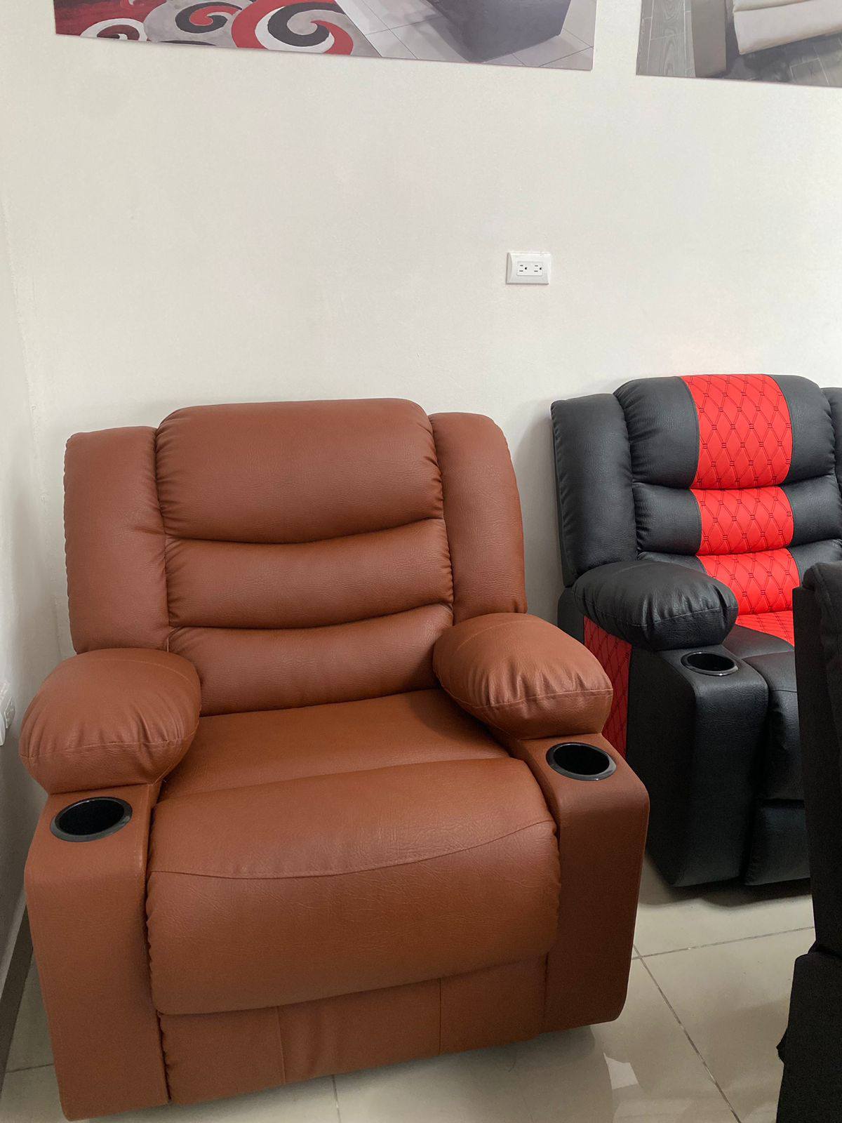 Reclinable Café & Negro